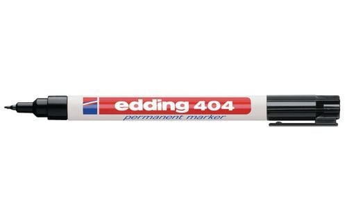 Marker Edding 404 sort 0.75 mm permanent - for glas, metal, plastik