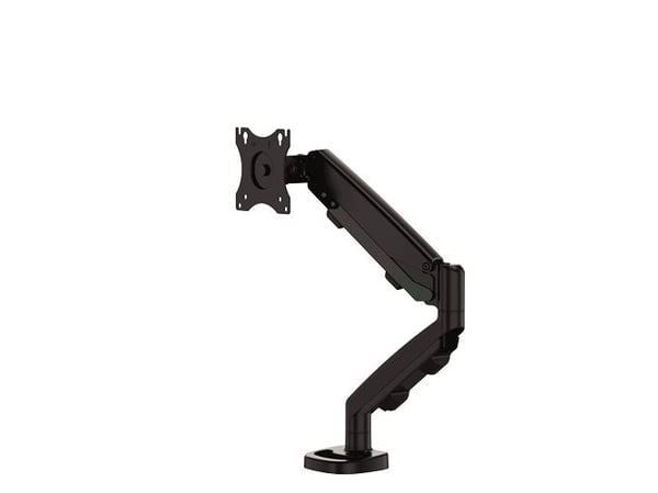 Fellowes - Monteringssett - justerbar arm - for Skjerm - stål - svart, RAL 9017 - skjermstørrelse: 10"-39" - klemmemonterbar, malje, skrivebordsmon...