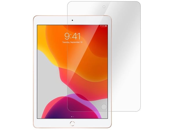 eSTUFF Titan Shield - Skjermbeskyttelse for mobiltelefon - glass - 10.2" - for Apple 10.2-inch iPad (7. generasjon, 8. generasjon, 9. generasjon)