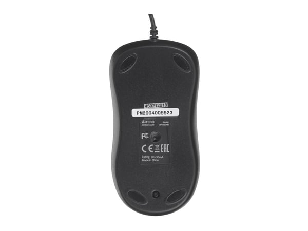 A4Tech V-Track Padless Mouse OP-560NU - Mus - optisk - 3 knapper - kablet - USB - svart