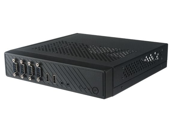 Akasa Cypher SPX, Mini Tower, PC, Sort, Thin Mini-ITX, SGCC, Harddisk, Kraft indikator