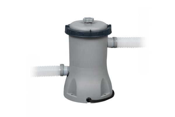 Bestway Fast Set 57376, 7340 l, Oppblåsbart basseng, Voksen og barn, Grå, 18,7 kg