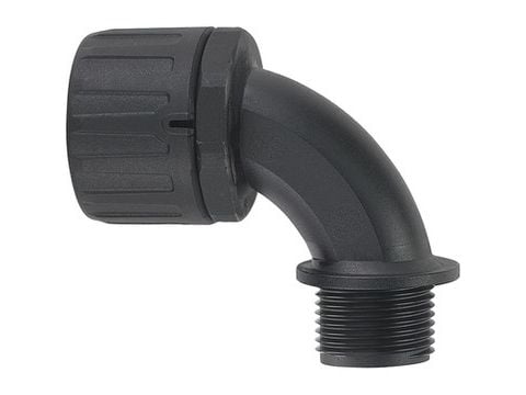 LAPP 55506495 SILVYN® FPAG-M16x1,5/1 90° Letkuliitin Musta M16 9,80 mm 90° 1 kpl 1 kpl
