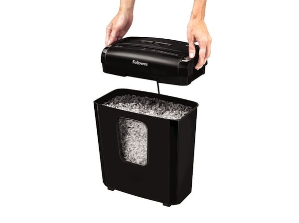 Fellowes Powershred 6M, Mikroleikkaava, 4 x 12 mm, 13 L, 4 renkaita, P-4, 5 min