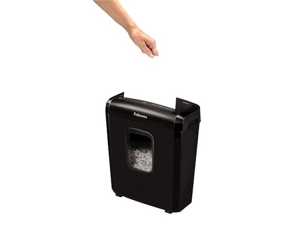 Fellowes Powershred 6M, Mikroleikkaava, 4 x 12 mm, 13 L, 4 renkaita, P-4, 5 min