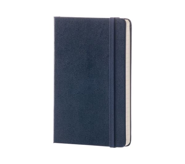 Moleskine Classic, Monokromatisk, Blå, 192 ark, 70 g/m², Linjerte ark, Innbundet (hardcover)