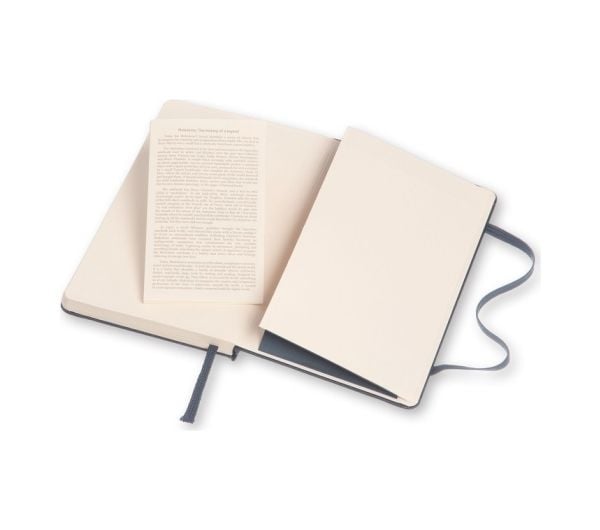Moleskine Classic, Monokromatisk, Blå, 192 ark, 70 g/m², Linjerte ark, Innbundet (hardcover)