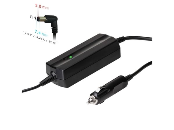 Akyga AK-ND-32, Kannettava tietokone, Auto, 12 V, 90 W, 19 V, DC1-to-DC2