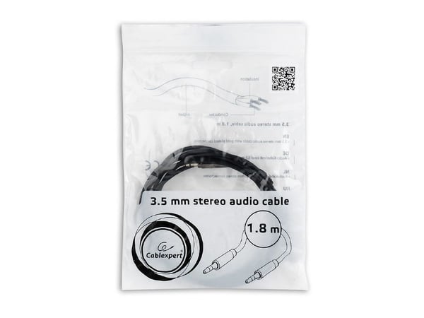 Cablexpert CCAP-444-6 - Audiokabel - minitelefon stereo 3,5 mm til minitelefon stereo 3,5 mm - 1,8 m