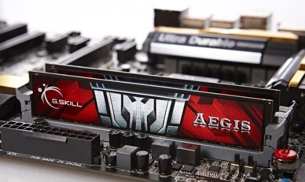 G.Skill AEGIS F3-1600C11D-16GIS - DDR3 - sett - 16 GB: 2 x 8 GB - DIMM 240-pin - 1600 MHz / PC3-12800 - CL11 - 1.5 V - ikke-bufret - ikke-ECC