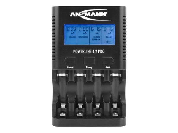 Ansmann Powerline 4.2 Pro, Nikkelimetallihybridi (NiMH), AA, AAA