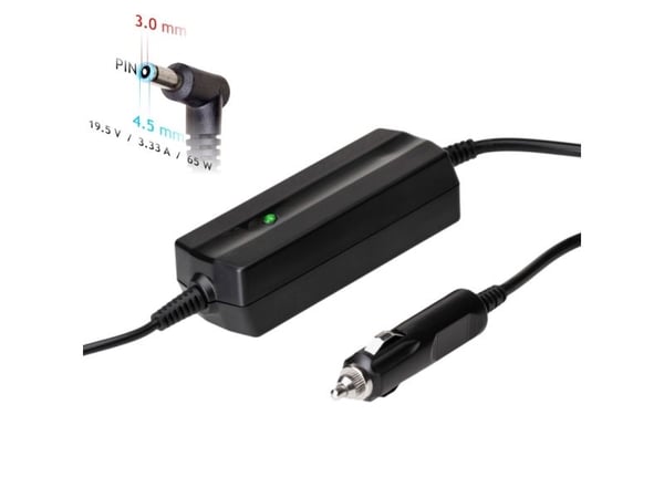 Akyga AK-ND-40, Kannettava tietokone, Auto, 12 V, 65 W, 19.5 V, 3,33 A
