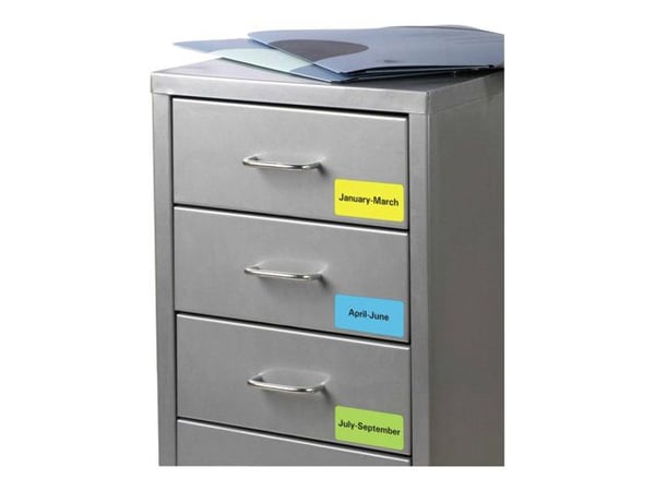 Avery L6036 - Rød - 10 x 25.4 mm 3780 stk (20 ark x 189) merkelapper