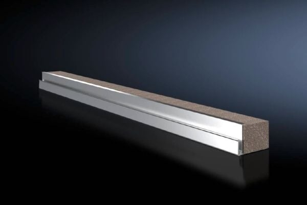 Rittal VX 8618.800, Kabelkanal, Grå, Aluminium, IP55, 600 mm, 2 stykker