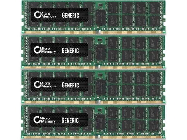 CoreParts - DDR3 - sett - 64 GB: 4 x 16 GB - DIMM 240-pin - 1866 MHz / PC3-14900 - registrert - ECC