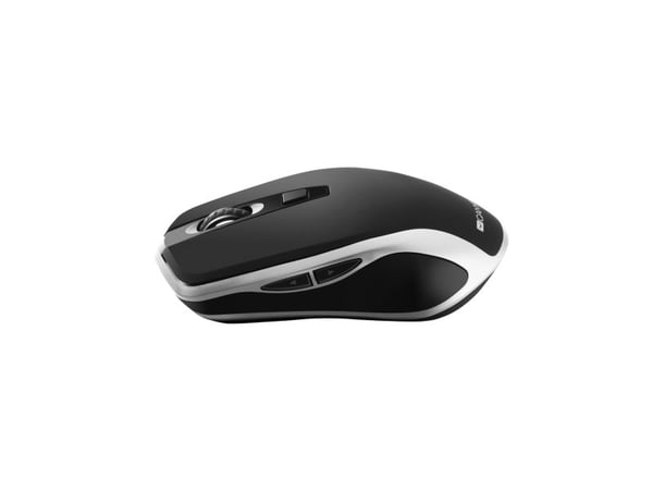 Canyon MW-19, Molempikätinen, Optinen, RF Wireless + USB Type-A, 1600 DPI, Musta