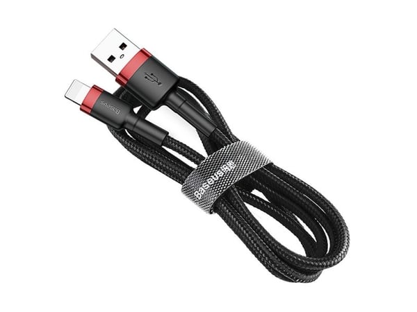 Baseus 6953156283336, 1 m, USB C, Musta, Punainen