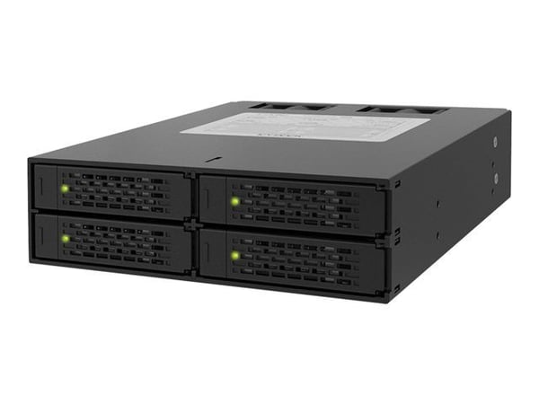 Cremax ICY Dock ToughArmor MB994SP-4SB-1 - Hus for lagringsenhet - SATA 6Gb/s - SATA 6Gb/s - matt svart