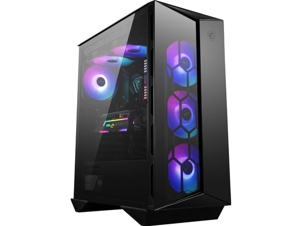 MSI MPG GUNGNIR 110R - Tower - ATX - sidepanel med vindu (herdet glass) - ingen strømforsyning (ATX) - USB/lyd