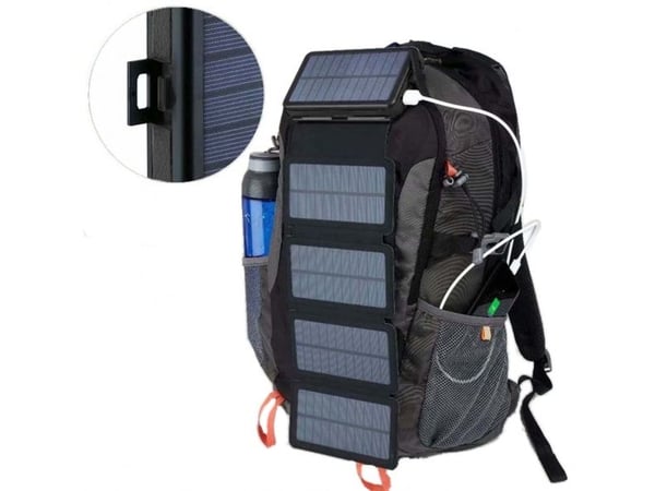PowerNeed ES20000B, 9 W, 5 V, 2 A, Svart, Backpacking, Camping, Turgåing, 190 mm