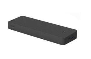 Fujitsu L100 USB Type-C Port Replicator 2, Langallinen, USB 3.2 Gen 1 (3.1 Gen 1) Type-C, 10,100,1000 Mbit/s, Musta, 219 mm, 75 mm