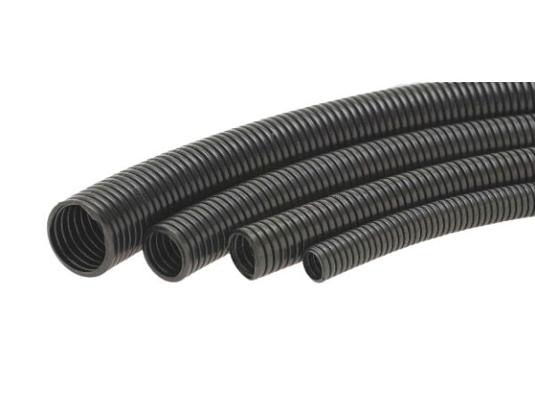 HELUKABEL 920178, Joustava metalliton johdin (FNC), Musta, 130 °C, RoHS, 25 m, 5,34 cm