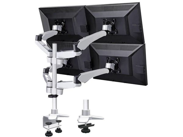 SpeaKa Professional SP-3957076, Klemmer, 45 kg, 25,4 cm (10"), 68,6 cm (27"), 100 x 100 mm, Svart, Sølv