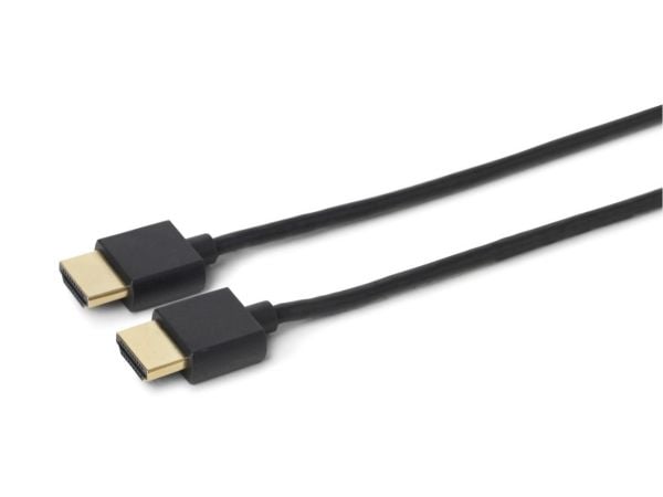 MicroConnect - Høyhastighet - HDMI-kabel med Ethernet - HDMI hann til HDMI hann - 50 cm - Svart - Dolby TrueHD-støtte, støtter 4K 60 Hz (4096 x 216...