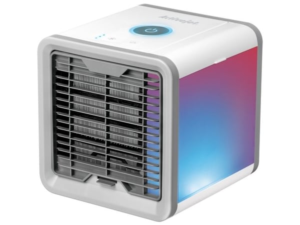 Activejet Regular MKR-550B, Kannettava haihduttava ilmanjäähdytin, Harmaa, Valkoinen, Painikkeet, Teho, Nopeus, Kyllä, CE, 0,55 L