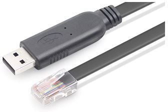 MicroConnect - Datakabel - RJ-45 (hann) til USB (hann) - 1.8 m - svart