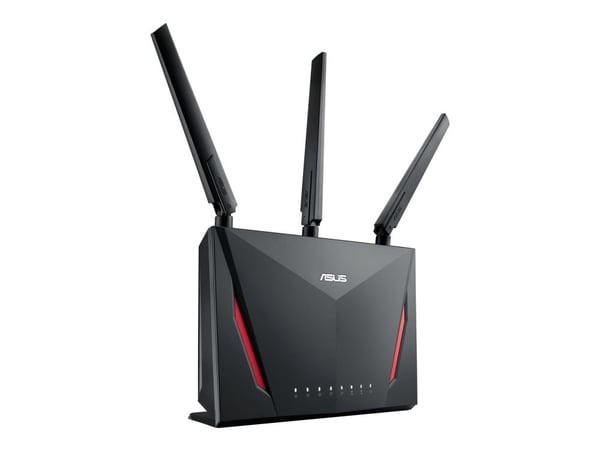 ASUS RT-AC2900 - Trådløs ruter 4-portssvitsj - 1GbE - Wi-Fi 5 - Dobbeltbånd