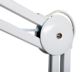 MAUL LED-forstørrelseslampe Vitrum med klemmesokkel hvit