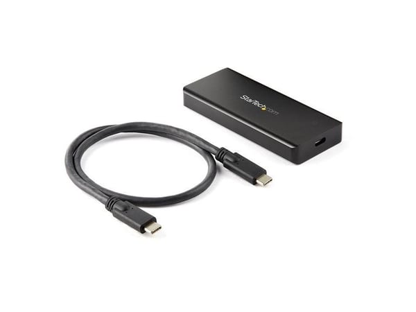 StarTech.com M2E1BRU31C, SSD-kabinett, M.2, PCI Express 3.0, 10 Gbit/s, USB-tilkobling, svart