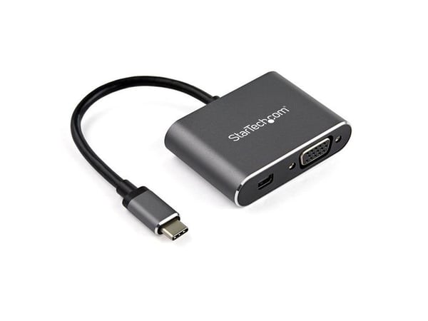 StarTech.com CDP2MDPVGA, USB Type-C, 1, VGA (D-Sub) -lähtö, 3840 x 2160 pikseliä