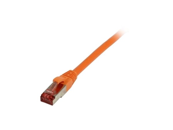 Patchkabel RJ45 CAT6 250 MHz 0,15 m orange SSTP/FTP/TPE/LSZH Superflex Synergy 21