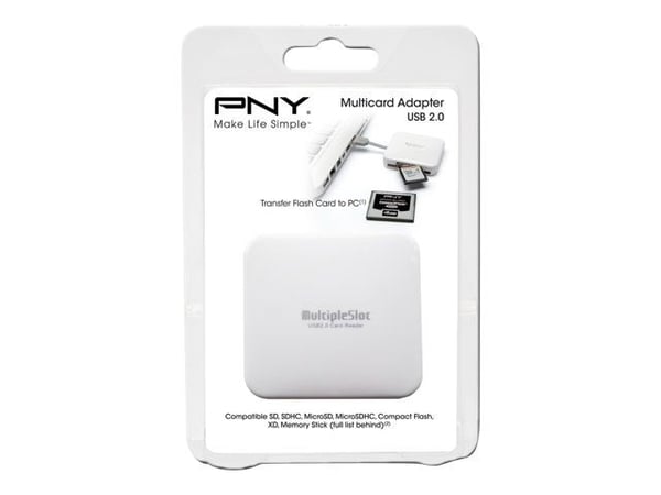 PNY - Kortinlukija - all-in-1 (Multi-Format) - USB 2.0