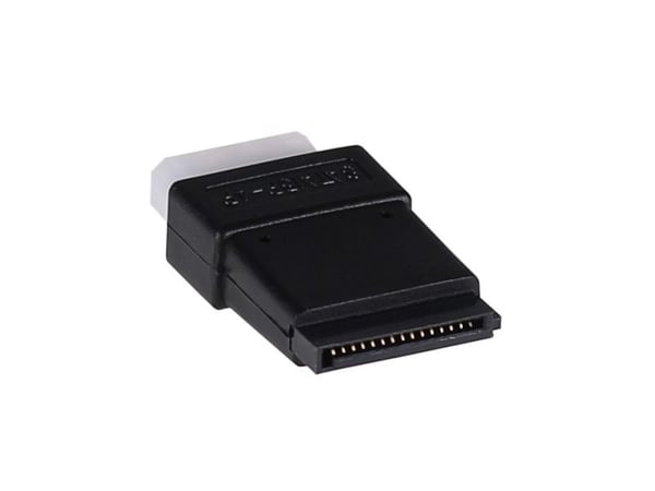 Akyga - Strømadapter - 4-pin intern strøm (hunn) til SATA-strøm (hunn)