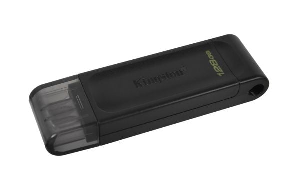 Kingston DataTraveler 70 - USB-flashstasjon - 128 GB - USB-C 3.2 Gen 1