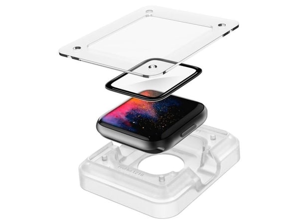 Spigen ProFlex EZ Fit - Skjermbeskyttelse for smart armbåndsur - glass (en pakke 2) - for Apple Watch Hermès Series 9, SE 3, Series 10, Series 11, ...