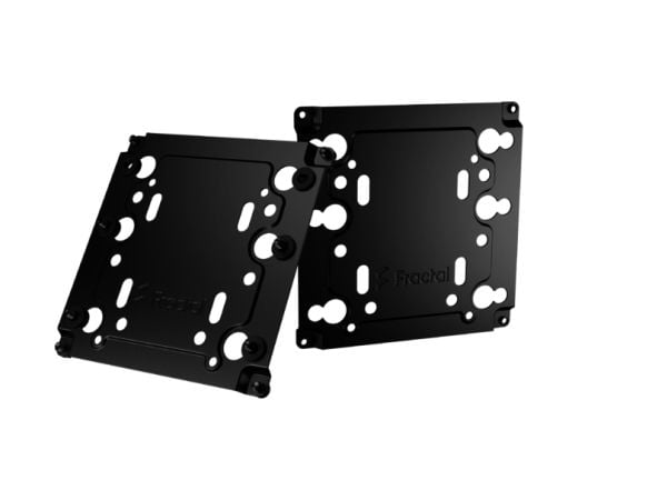 Fractal Design FD-A-BRKT-003, Universaali, Kiintolevyn kiinnike, Terästä, Musta, 2.5,3.5", 120 mm