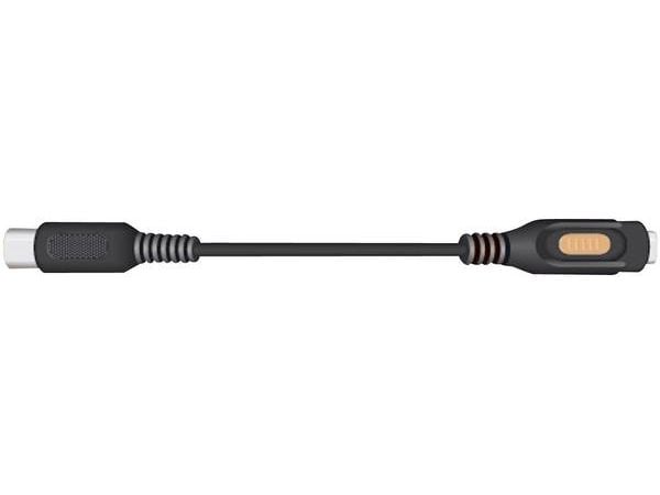 SpeaKa Professional SP-7870312, DIN (5-pin), Hankjønn, 6.35mm, Hunkjønn, 0,2 m, Sort