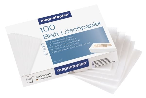 Magnetoplan 12296, Trekkpapir, Hvit, Boks, 100 stykker
