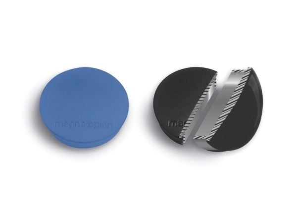 Magnetoplan 1664212, Whiteboard-magnet, Svart, 0,7 kg, 30 mm, 8 mm, 10 stykker