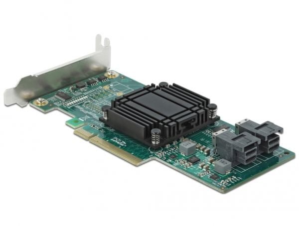 Delock PCI Express x8 Card to 2 x internal SFF-8643 NVMe - Low Profile Form Factor - Diskkontroller - U.2 NVMe - lav profil - PCIe 3.0 x8