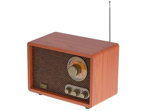 Adler AD 1171, Bärbar, AM,FM, 87 - 108 MHz, 522 - 1629 kHz, 10 W, Brun