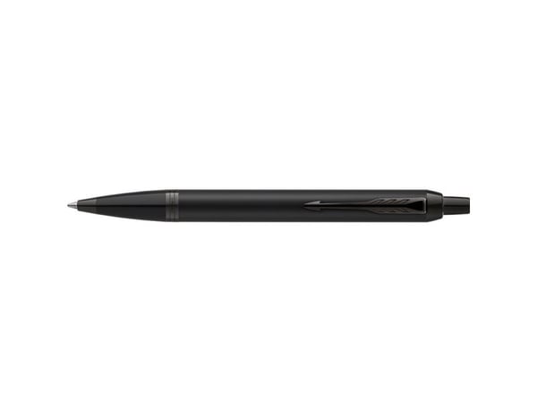 Parker IM Achromatic, Klips, Clip-on retractable ballpoint pen, Gjenfyllbar, Blå, 1 stykker