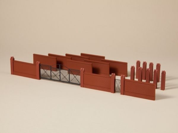 Auhagen 41622, HO (1:87), Sort, Rød