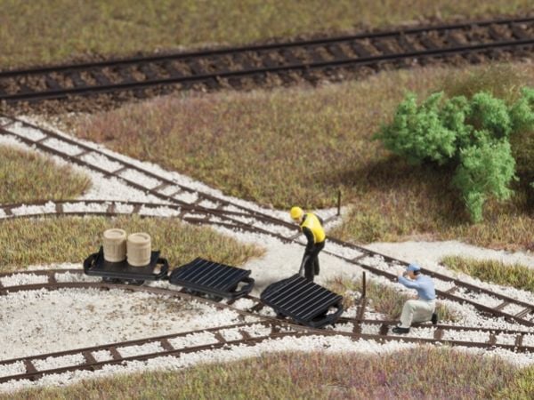 Auhagen 41702, HO (1:87), Sort, 3 stykker