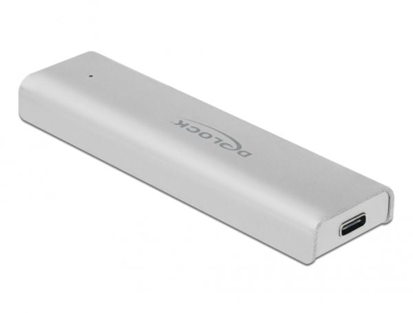 Delock - Lagringspakke - M.2 NVMe-kort - USB 3.2 (Gen 2) - sølv