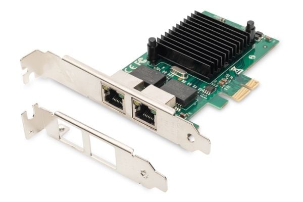 DIGITUS DN-1013-2 - Nettverksadapter - PCIe - Gigabit Ethernet